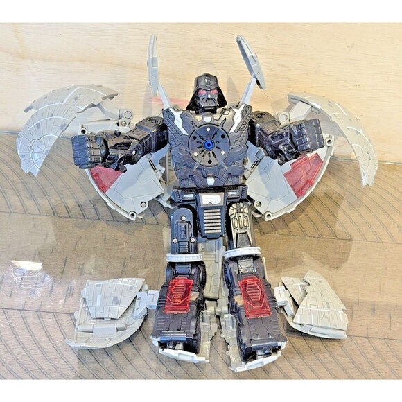 Transformers Star Wars DEATH STAR VADER Lando Han Solo Chewy FALCON Lot READ - Picture 2 of 16